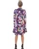24seven Comfort Apparel 24seven Comfort Apparel Floral Long Sleeve Knee Length Dress - 3