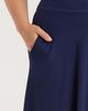 24seven Comfort Apparel 24seven Comfort Apparel Flowy Jersey Midi Skirt - 4