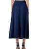 24seven Comfort Apparel 24seven Comfort Apparel Foldover Maxi Skirt With Pockets - 3