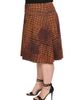 24seven Comfort Apparel 24seven Comfort Apparel Geometric Print Knee Length Skirt - 2