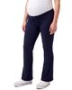 24seven Comfort Apparel 24seven Comfort Apparel Maternity Basic Ribbed Knit Drawstring Straight Leg Lounge Pants - 2