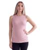 24seven Comfort Apparel 24seven Comfort Apparel Maternity Basic Ribbed Knit Round Neck Sleeveless Tank Top - 1