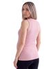 24seven Comfort Apparel 24seven Comfort Apparel Maternity Basic Ribbed Knit Round Neck Sleeveless Tank Top - 3