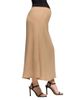 24seven Comfort Apparel 24seven Comfort Apparel Maternity Elastic Waist A-Line Maxi Skirt - 2