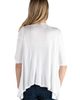 24seven Comfort Apparel 24seven Comfort Apparel Maternity Elbow Length Sleeve Open Cardigan - 3