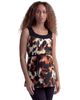 24seven Comfort Apparel 24seven Comfort Apparel Maternity Essential Cheetah Print Scoop Neck Sleeveless Waist Tie Top - 1