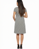 24seven Comfort Apparel 24seven Comfort Apparel Maternity Geometric Short Sleeve Faux Wrap A-Line Dress - 3