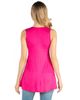 24seven Comfort Apparel 24seven Comfort Apparel Maternity Scoop Neck Sleeveless Tank Top - 3