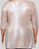 24seven Comfort Apparel 24seven Comfort Apparel Metallic Flare Tunic - 2