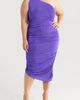 24seven Comfort Apparel 24seven Comfort Apparel One-Shoulder Asymmetric Body-Con Midi Dress - 1