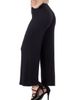 24seven Comfort Apparel 24seven Comfort Apparel Petites Comfortable Solid Color Palazzo Pants - 2