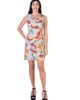 24seven Comfort Apparel 24seven Comfort Apparel Petites Paisley Print Sleeveless Shift Dress - 1