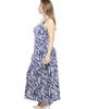 24seven Comfort Apparel 24seven Comfort Apparel Plus Size Abstract Sleeveless Scoop Neck A-Line Pocket Maxi Dress - 2