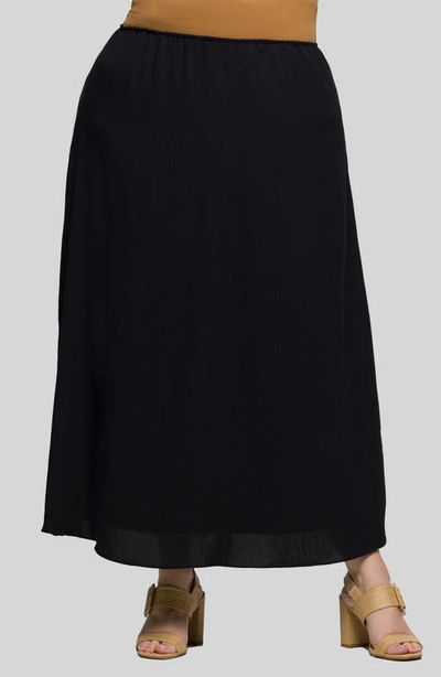 24seven Comfort Apparel 24seven Comfort Apparel Pull-On Maxi Skirt