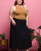24seven Comfort Apparel 24seven Comfort Apparel Pull-On Maxi Skirt - 5