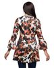 24seven Comfort Apparel 24seven Comfort Apparel Scoop Neck Bell Sleeve Tunic Top Animal Print - 3
