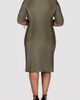 24seven Comfort Apparel 24seven Comfort Apparel Shimmer Knit Body-Con Dress - 2