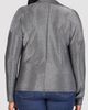 24seven Comfort Apparel 24seven Comfort Apparel Shimmer Knit Cowl Neck Top - 2