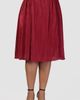24seven Comfort Apparel 24seven Comfort Apparel Shimmery Pleated Skirt - 1