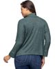 24seven Comfort Apparel 24seven Comfort Apparel Single Button Front Long Sleeve Womens Cardigan - 3