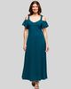 24seven Comfort Apparel 24seven Comfort Apparel Sleeveless V-Neck Maxi Dress with Pocket Detail - 1