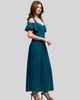 24seven Comfort Apparel 24seven Comfort Apparel Sleeveless V-Neck Maxi Dress with Pocket Detail - 2