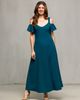 24seven Comfort Apparel 24seven Comfort Apparel Sleeveless V-Neck Maxi Dress with Pocket Detail - 5
