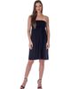 24seven Comfort Apparel 24seven Comfort Apparel Strapless Empire Waist Mini Dress - 1