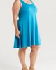 24seven Comfort Apparel 24seven Comfort Apparel Stretch Fit & Flare Dress - 3