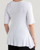 24seven Comfort Apparel 24seven Comfort Apparel Swing Asymmetric Hem Tunic Top - 2