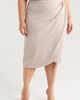 24seven Comfort Apparel 24seven Comfort Apparel Tulip Hem Wrap Skirt - 1