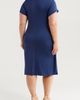 24seven Comfort Apparel 24seven Comfort Apparel V-Neck Stretch Faux Wrap Dress - 2