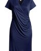 24seven Comfort Apparel 24seven Comfort Apparel V-Neck Stretch Faux Wrap Dress - 5