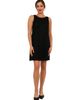 24seven Comfort Apparel 24seven Comfort Apparel Womens Elevate Lace Sleeveless Boat Neck Mini Shift Dress - 1