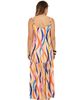 24seven Comfort Apparel 24seven Comfort Apparel Womens Essential Abstract Print Scoop Neck Spaghetti Strap Pocket A-Line Maxi Dress - 3