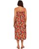 24seven Comfort Apparel 24seven Comfort Apparel Womens Essential Abstract Print Spaghetti Strap Smocked Pocket A-Line Maxi Dress - 3