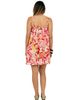 24seven Comfort Apparel 24seven Comfort Apparel Womens Essential Floral Print Spaghetti Strap Smocked A-Line Pocket Mini Dress - 3