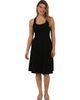 24seven Comfort Apparel 24seven Comfort Apparel Womens Essential Ribbed Knit Sleeveless Scoop Neck Pocket A-Line Midi Dress - 1