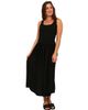 24seven Comfort Apparel 24seven Comfort Apparel Womens Essential Sleeveless Scoop Neck A-Line Pocket Maxi Dress - 1