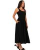 24seven Comfort Apparel 24seven Comfort Apparel Womens Essential Sleeveless Scoop Neck A-Line Pocket Maxi Dress - 2