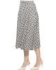 24seven Comfort Apparel 24seven Comfort Apparel Womens Geometric Elastic Waist Pocket A-Line Midi Skirt - 2