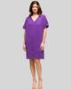 24seven Comfort Apparel 24seven Comfort Apparel Womens Ribbed Knit V Neck Short Dolman Sleeve - 1