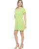 24seven Comfort Apparel 24seven Comfort Apparel Womens Short Sleeve Round Neck Mini Shift Dress - 2
