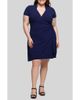 24seven Comfort Apparel 24seven Comfort Apparel Wrap Dress - 1