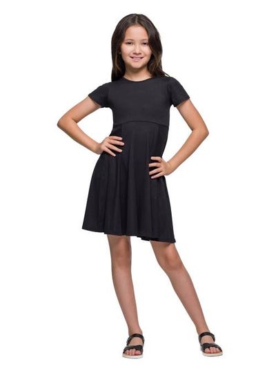 24sevenKid 24sevenKid Flowy Short Sleeve Dress
