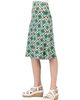 24sevenKid 24sevenKid Green Geo Print Knee Length Skirt - 2