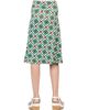 24sevenKid 24sevenKid Green Geo Print Knee Length Skirt - 3