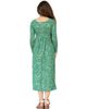 24sevenKid 24sevenKid Green Print Long Sleeve Maxi Dress - 3
