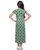 24sevenKid 24sevenKid Short Sleeve Green Maxi Dress - 3