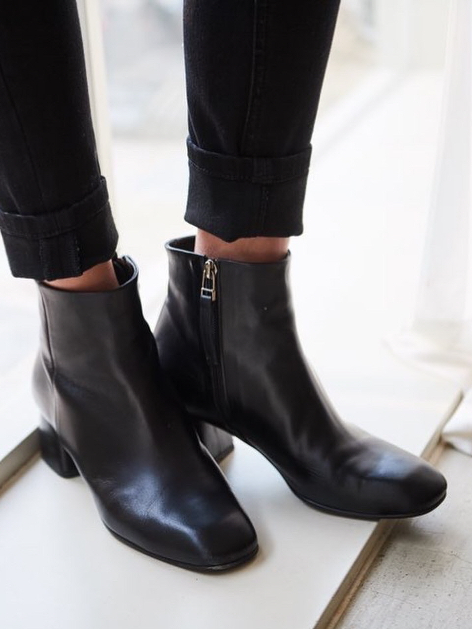 2comm Caron Ankle Boots (3colors_5cm)